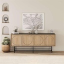 Ismil SILKY BLACK - OAK CONSOLES