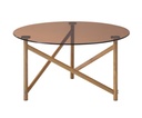 Idiya Akron white stained coffee table