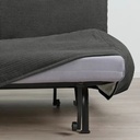 IKEA LYCKSELE HAVET 2-seat Sofa-Bed Vansbro Dark Grey
