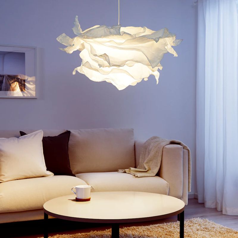 IKEA Krusning Pendant Lamp Shade, White, 85 cm
