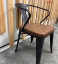 Joel dining chairs,2pc set,brown
