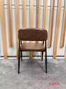 Dirk dining chairs,2pcs set,brown