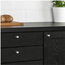 IKEA ORRNAS Knob, Stainless Steel Colour, 17 mm