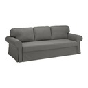 IKEA VRETSTORP 3-Seat Sofa-Bed, Hakebo Dark Grey