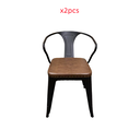 Joel dining chairs,2pc set,brown