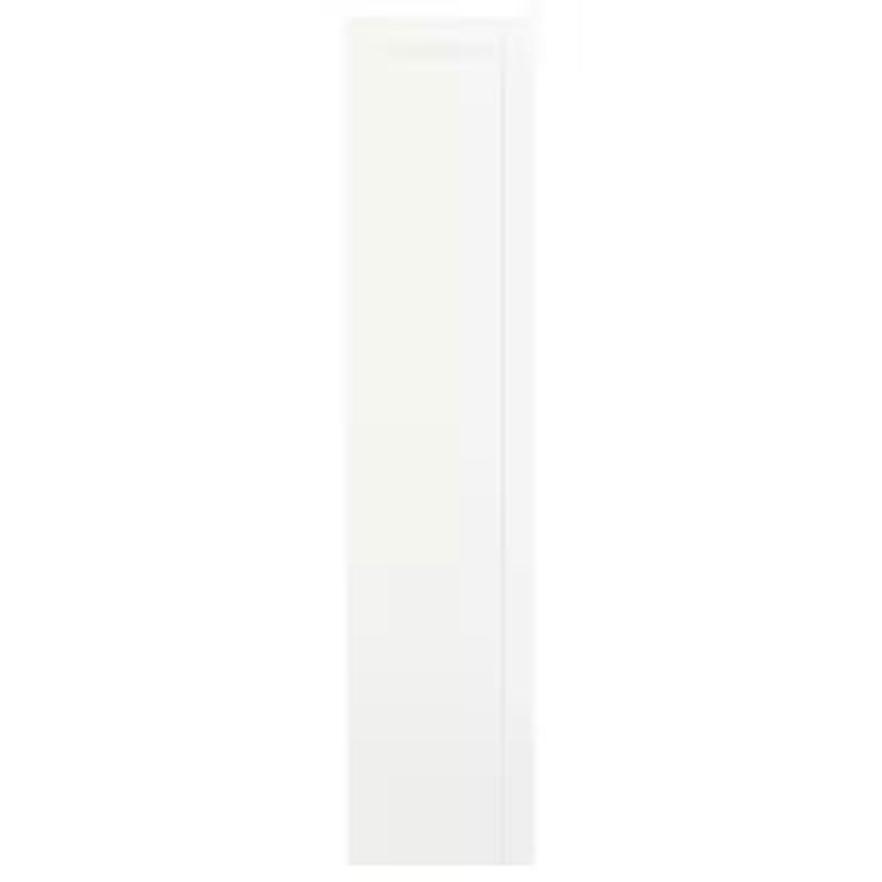 IKEA SANNIDAL Door, White, 40X180 cm