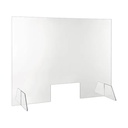Sneeze Guard Clear Free Standing,Protective Counter Screens,M Size,80x55cm