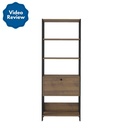 Paulista Bookcase - Pine/ Black