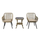 DAVE Outdoor steel frame, PE-Rattan Chair, Aesthetic? Solved!