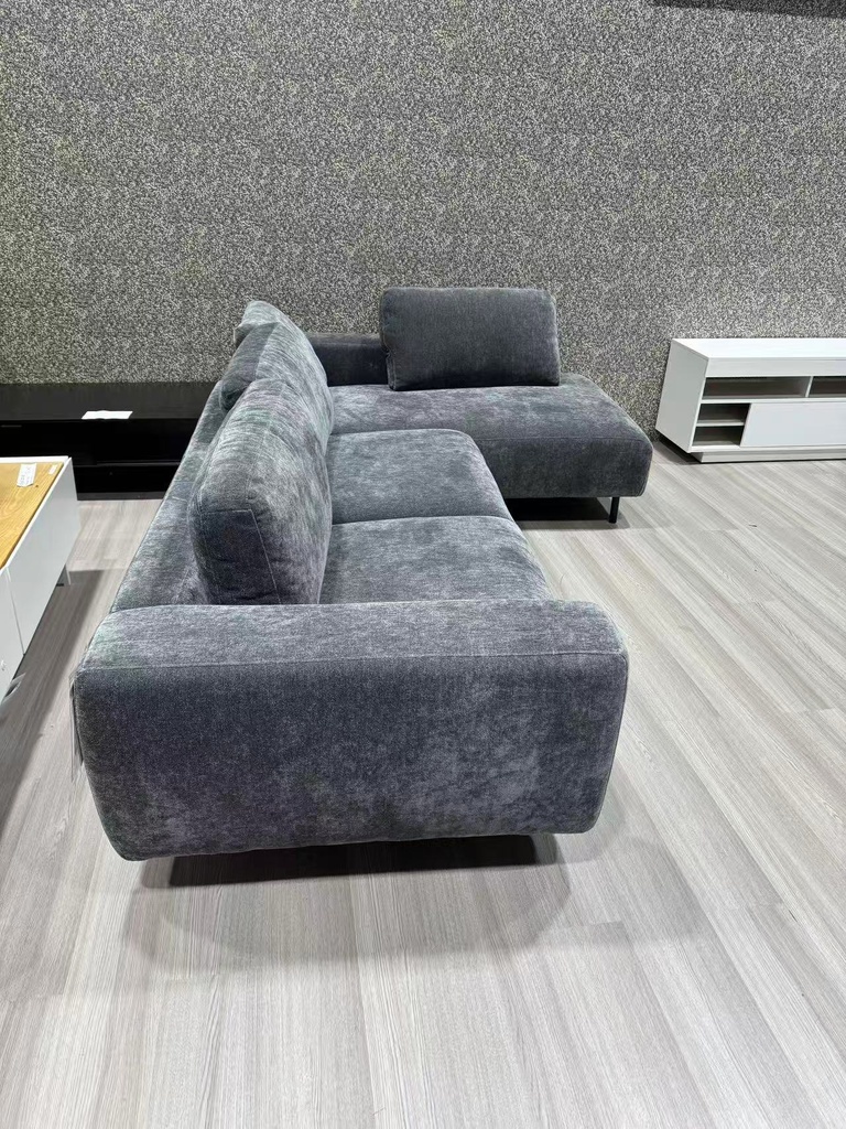 Idiya 3 seater sofa( right chaise),charcoal