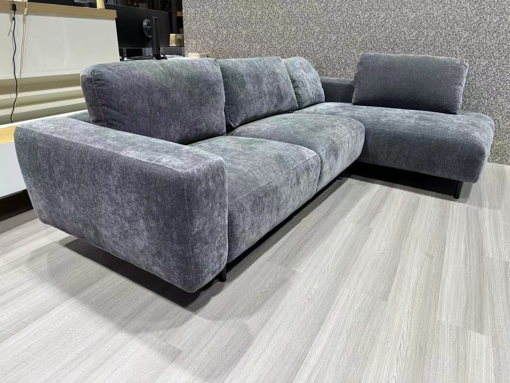 Idiya 3 seater sofa( right chaise),charcoal