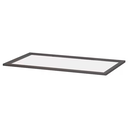 IKEA KOMPLEMENT Glass Shelf, Dark Grey, Polished? Solved!