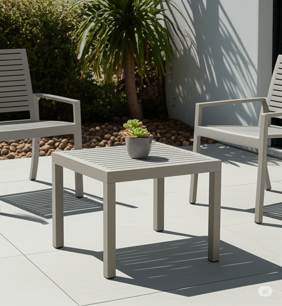 SLOVENIA Table LIGHT GREY