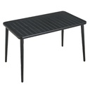 NAMBOUR 
SET OF 4 CHAIR & 1 TABLE, black