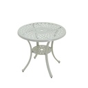 MANDURAH 
SET OF 4 CHAIR & 1 TABLE, dotted white