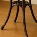 TASMANIA 
SET OF 2 CHAIR & 1 TABLE, bronze