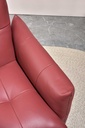 Urashiran Armchair, Pu leather ,Wine