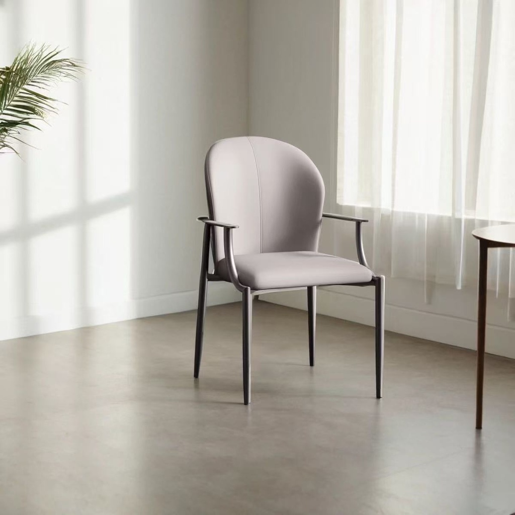 Dubai Dining Chair, L Grey 