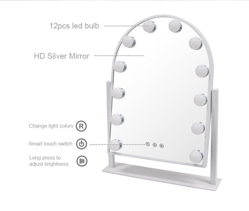 KAITLYN Mirror, White