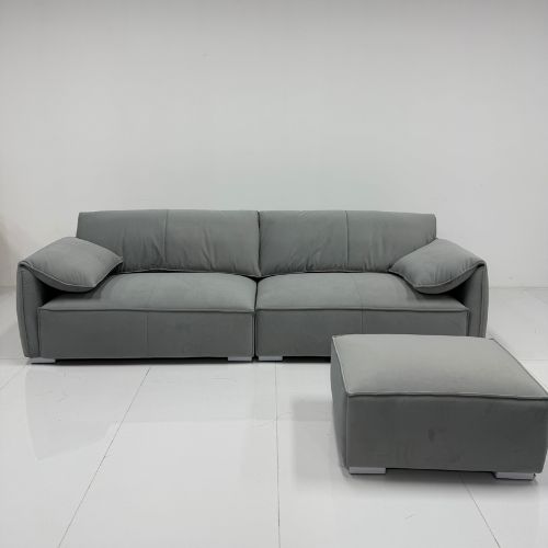 KRISTOPHER Ottoman, Dusty blue