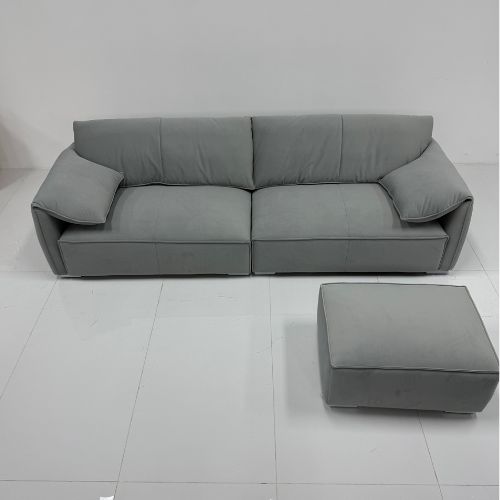 KRISTOPHER Ottoman, Dusty blue