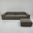 MILWAUKEE Ottoman, Khaki brown   