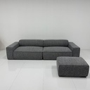 MILWAUKEE Ottoman, Gray 