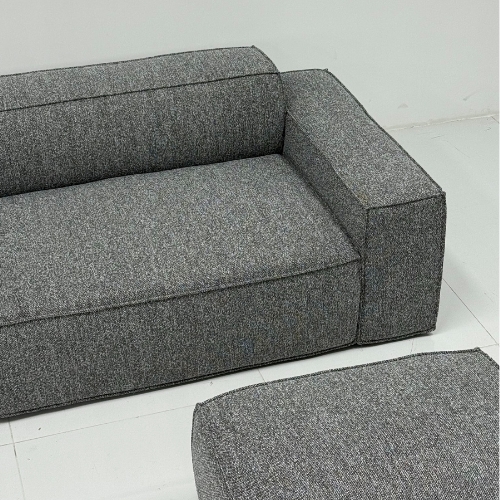 MILWAUKEE Ottoman, Gray 