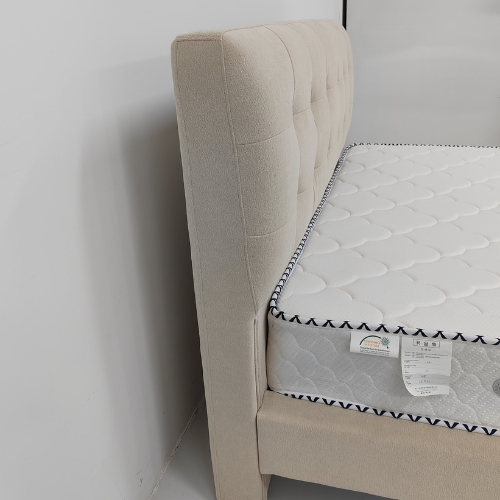 BRIDGEPORT Bed, Off-white  