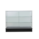 Missilabi Frameless Glass Display Case, black