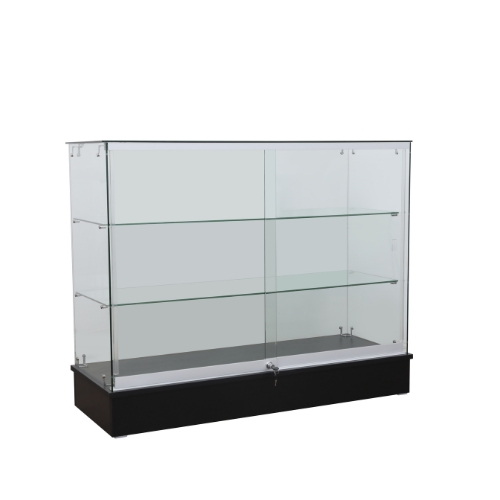 Missilabi Frameless Glass Display Case, black
