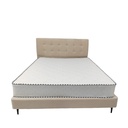 BRIDGEPORT Bed, Off-white  