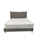 Fairbanks Bed, Dark Grey,Queen Size