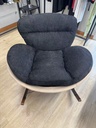 Irashibi Swivel Chair, Leisure Chair, Armchair, coffee, check