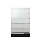 Irabariyam Frameless Glass Display Unit, black