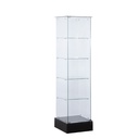 Amakongka Frameless Glass Display unit, black