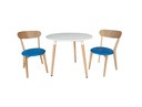 Edirne Dining Chair X2Pcs Blue, Pleasant-dine? Solved by Idiya!