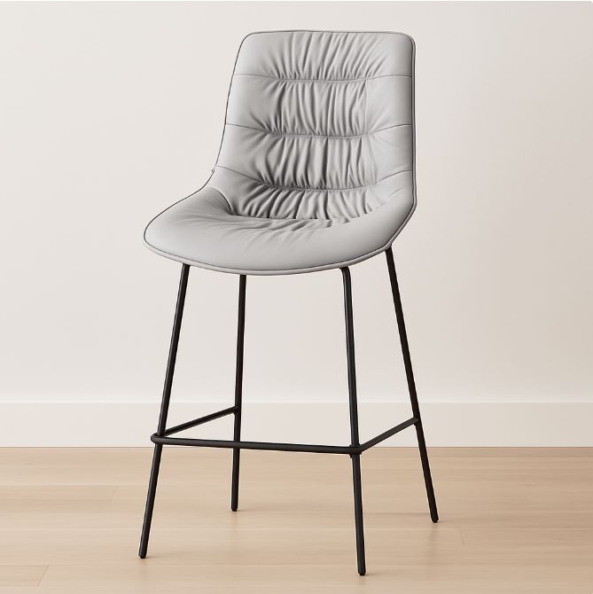 Kalishiran Bar Stool ,Black/White 