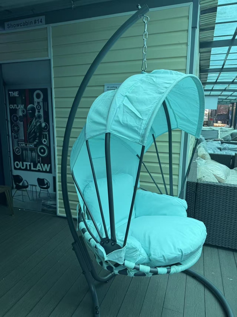 Irapikong Hanging Pod Chair, Light Mint