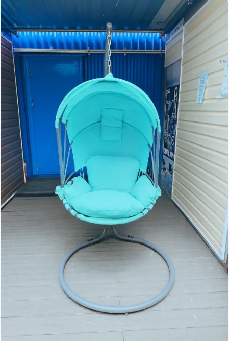 Irapikong Hanging Pod Chair, Light Mint
