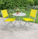 Zamraze Textilene Foldable Chair,Yellow