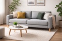 Karlstad Three-Seat Sofa,  Light Grey (floor sample)