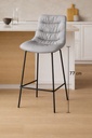 Kalishiran Bar Stool ,Black/White 