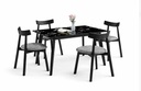 Mekoranze Dining Table, black,140x80cm