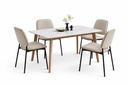 Volgakongshi DiningTable, white,walnut 