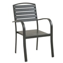 Nambour outdoor set,  4 Chairs & 1 Table, Black