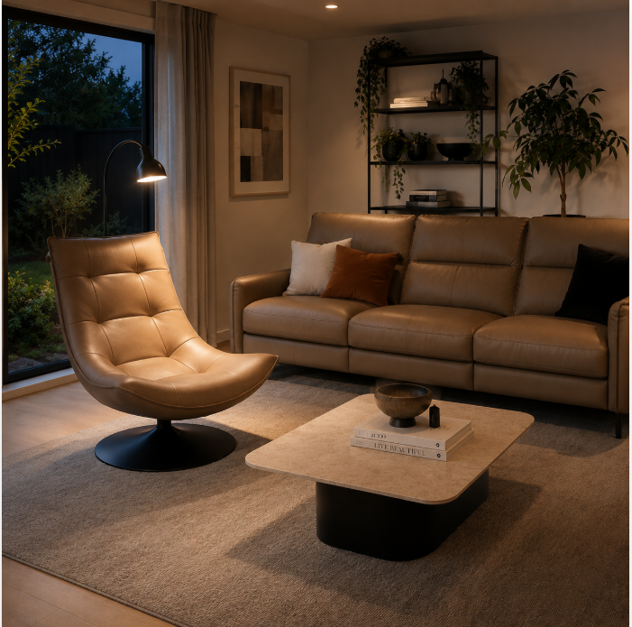 Mekoyamvik Sofa, camel