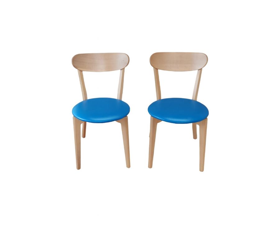 Edirne Dining Chair X2Pcs Blue