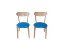 Edirne Dining Chair X2Pcs Blue