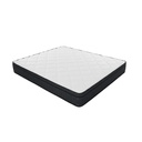 Horsham Bed Combo (Bed+Mattress),Queen Size, Gray